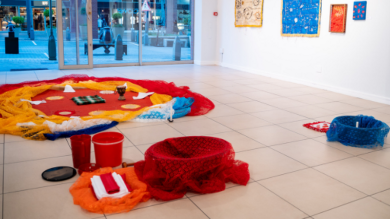 Philiswa Lila, ENKUNDLENI/poured healing, 2023, The Melrose Gallery, Johannesburg, South Africa