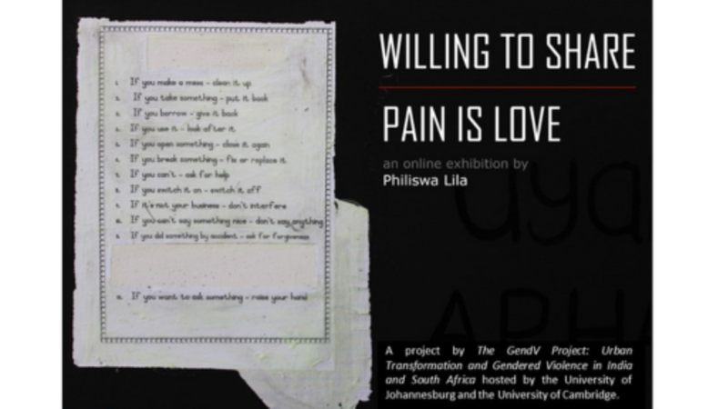 Philiswa Lila Willing to Share Pain is Love 