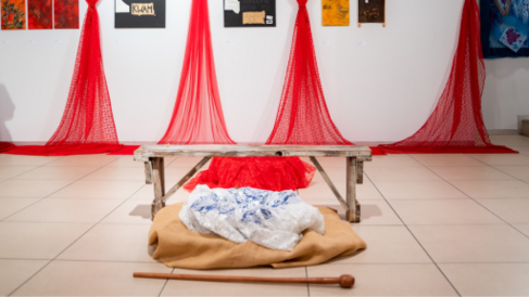 Philiswa Lila, ENKUNDLENI/poured healing, 2023, The Melrose Gallery, Johannesburg, South Africa