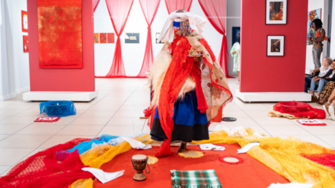 Philiswa Lila, ENKUNDLENI/poured healing, 2023, The Melrose Gallery, Johannesburg, South Africa