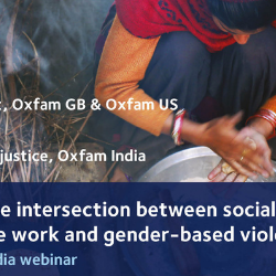 ODID Oxfam Webinar: Time to Care: the intersection between social norms, unpaid care work and gender-based violence